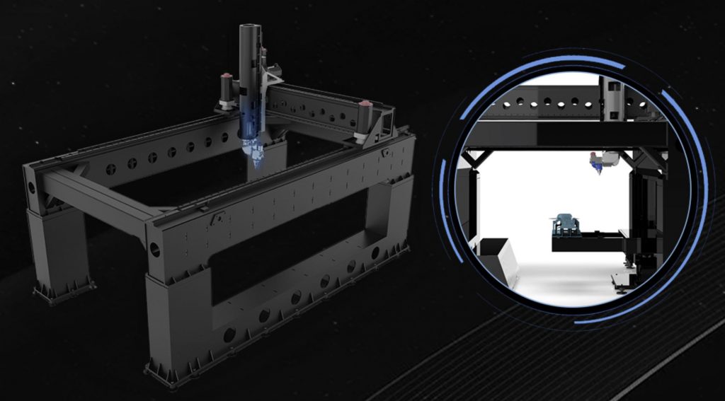 3D laser jykevä runko